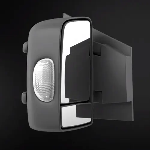 Video 3d - specchietto retrovisore esterno dotato di posacenere.  3d video