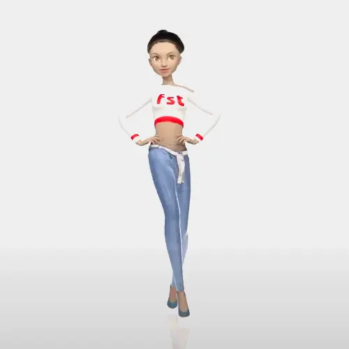 3d character colt video clothing prodottto product fashion animation fststudio