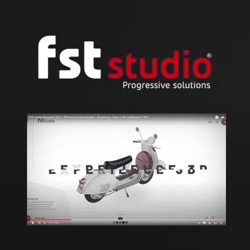 FST studio Showreel 2023 3d agency modelling rendering sviluppo software ecommerce configurator fststudio